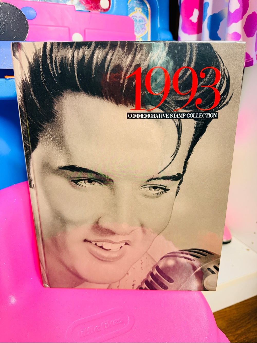 1993 Commemorative Stamp Collection Hardcover Album - Black & Red Cover